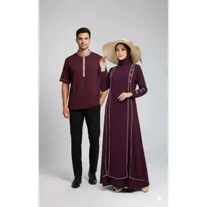 OutfitbyMeta Zoya Dress sabrina antin uv Gamis kondangan simpel Gamis mewah Abaya anti UV I