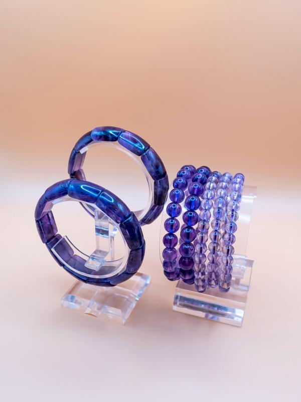 21 - Vòng Đá Thạch Anh Tím biểu tượng cho một tâm trí sáng suốt điềm tĩnh 9li