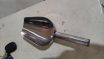Product Review of Sendok Skop Es Batu Stainless Tebal/Sekop Es/Sekop Beras Stainless 8 inch 9 inch Alat Buah Dapur Peralatan Steel Kitchenware from i** 0