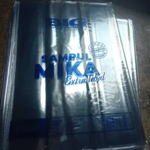 BIG Sampul Buku Plastik Mika Tebal 60 Mikron Ukuran Boxy Kwarto LKS Folio All Size Stationery