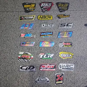 Emblem Merk Logo Knalpot Racing Bahan Aluminium Hight Quality