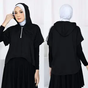 Sporty Loong Rompi Hoodie Wanita Muslim 3.3