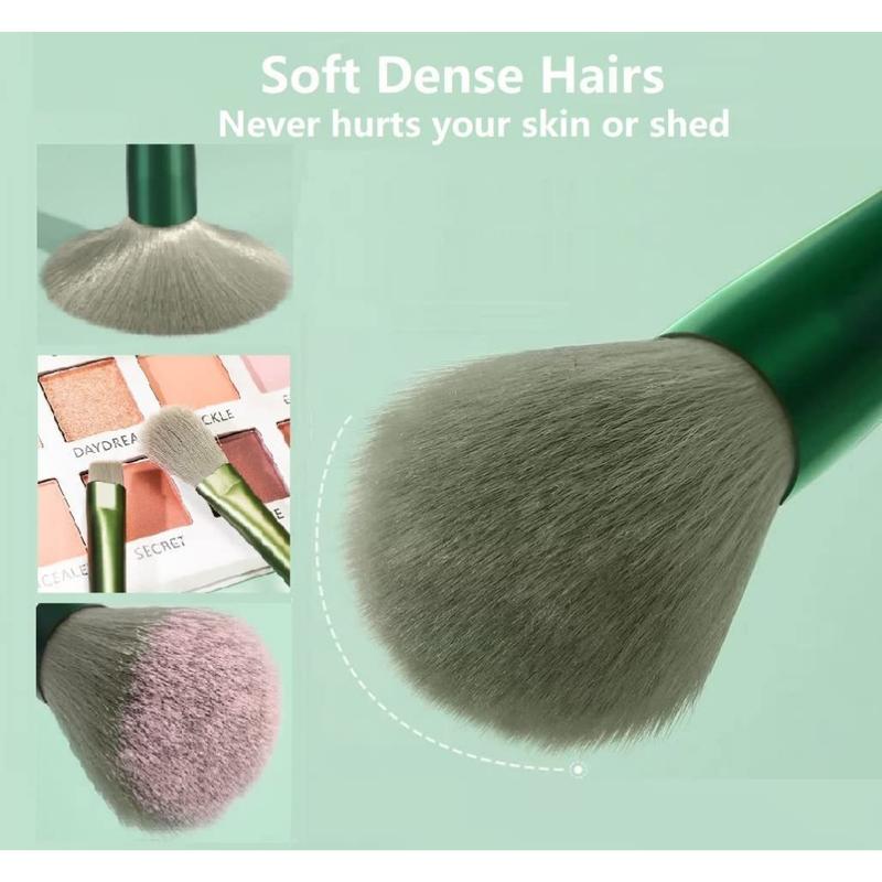 Paket Kuas Make Up Lengkap Set [ 13 in 1 ] Mini Travel Brush Makeup Eye Shadow Foundation Blusher Tools Set 3