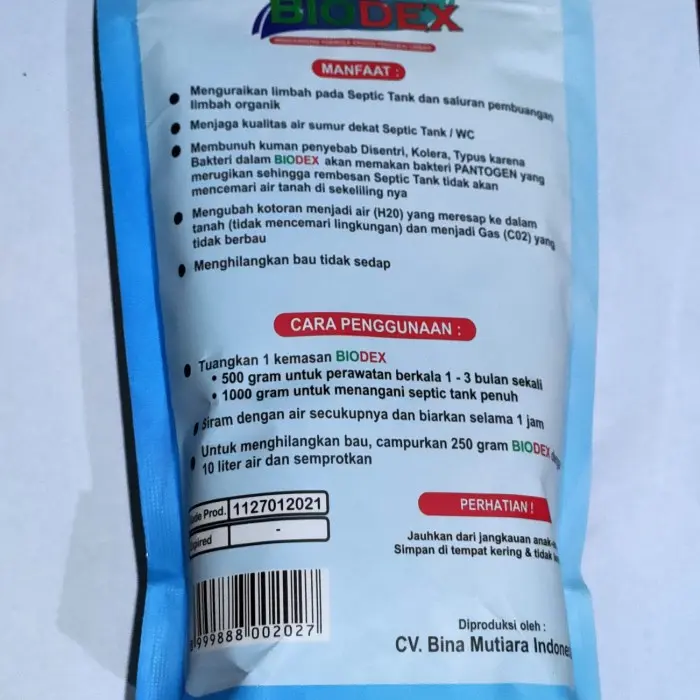 DEXCLEAN BIODEX formula, Atasi WC Mampet 100% Organic 1