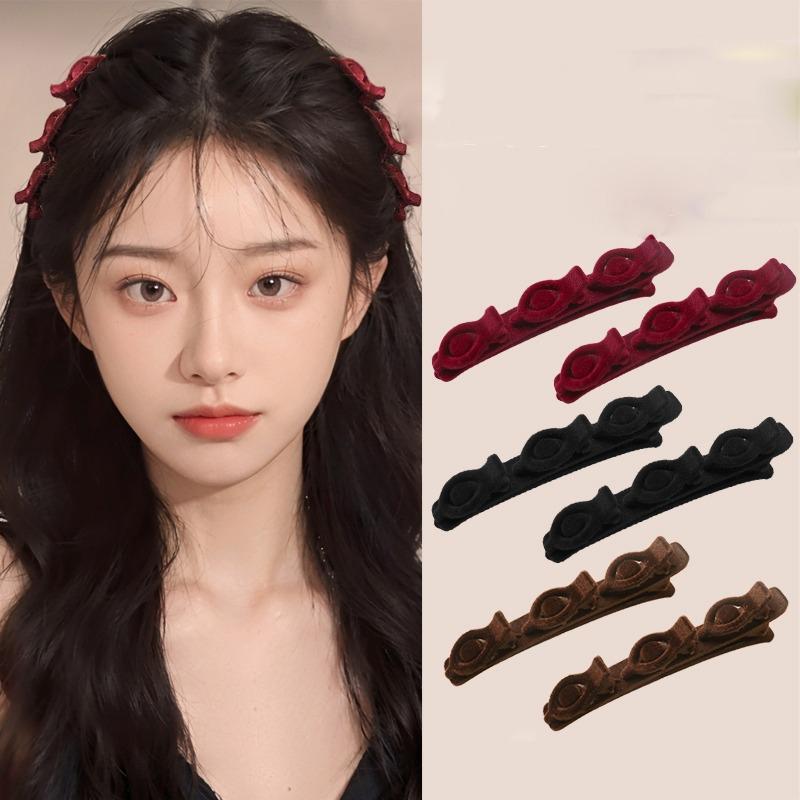 Kẹp Tóc tết Phong Cách Hàn Quốc Thiết Kế Đổ Xô Và Tóc Con Bện Chữ A Dành Cho Nữ Ins Và Dễ Thương Thích Hợp Làm Quà Sinh Nhật Cho Học Sinh