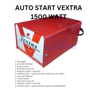 VEXTRA 1500 WATT DAN VEXTRA 2500 DAN  TRILLION 3500 WATT AUTO START ANTI JEGLEK