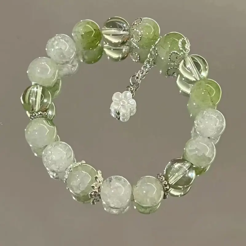 [Yybooklu]COD Freesia Lemon Bracelet Small Flower Pendant Bracelet Fresh Beaded Bracelet Best Friend Gift Love Gelang