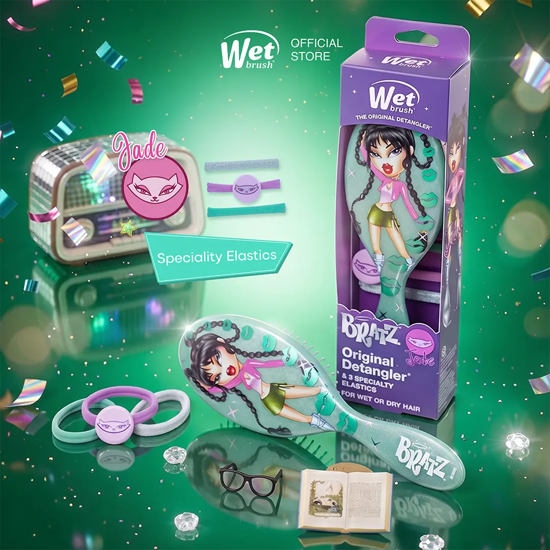 The Wet Brush Bratz Jade - Sisir Anti Kusut Mengurangi Kerontokan
