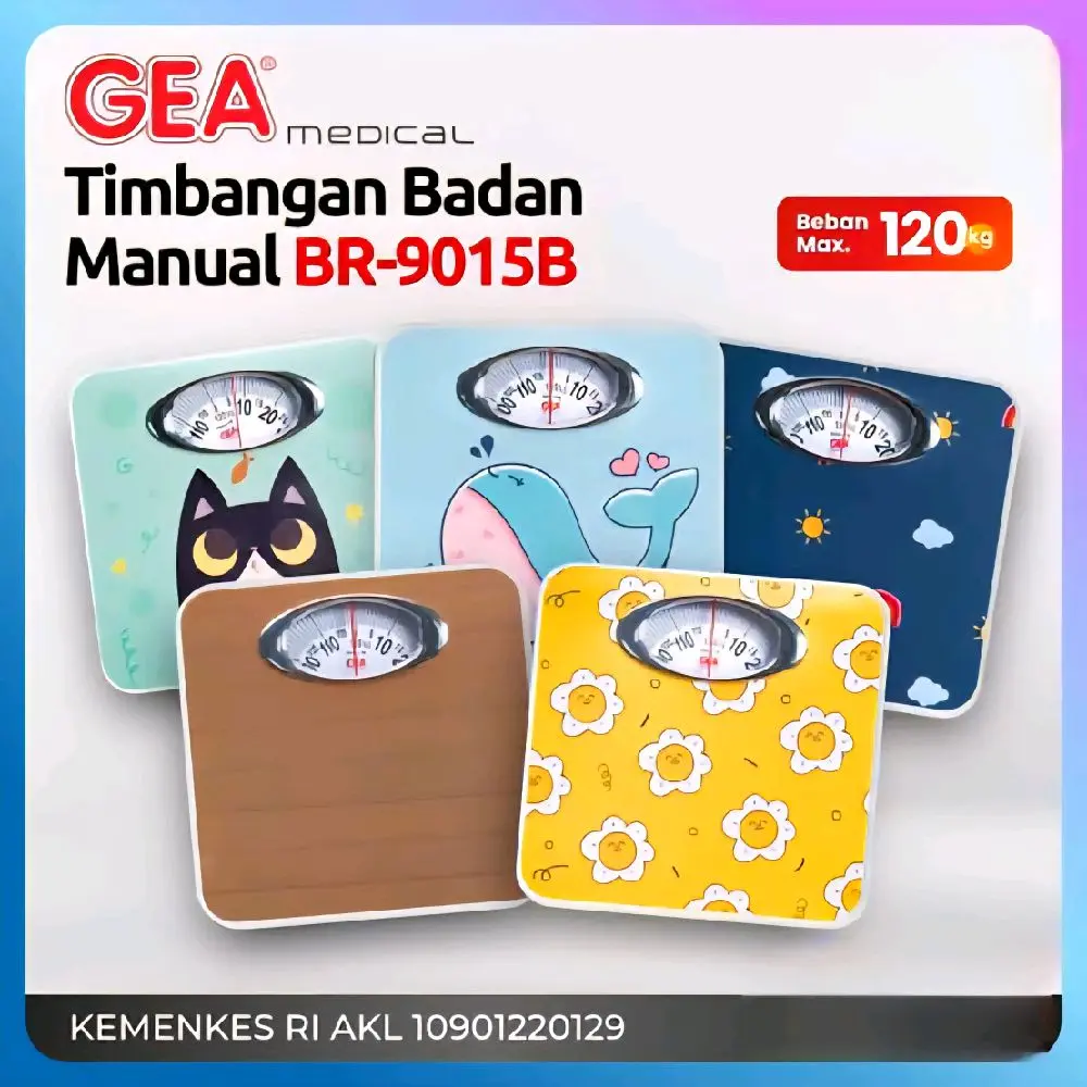 Gea timbangan badan manual BR 9015B Timbangan badan Max 120kg Gea BR 9015 B