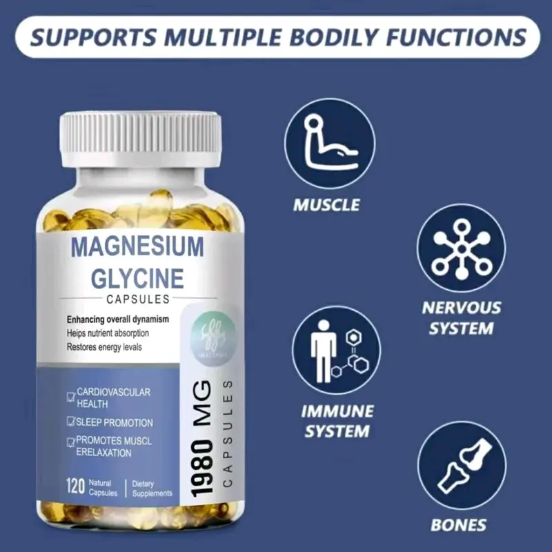 iMATCHME Magnesium Glycinate Capsules 1980mg meningkatkan kualitas tidur 2
