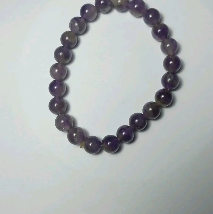 Gelang Kecubung / gelang amethys / batu amethys ukuran 8mm, jamin asli