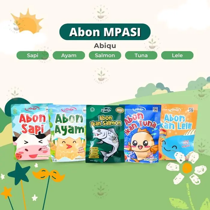 Abiqu Abon MPASI - Abon Abiqu - Abon Anak - Abon Sapi Ayam Tuna Lele - MPASI Anak 0
