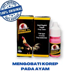 KOREP ++ - ampuh 24 mengatasi korep pada ayam / isi 5 ml