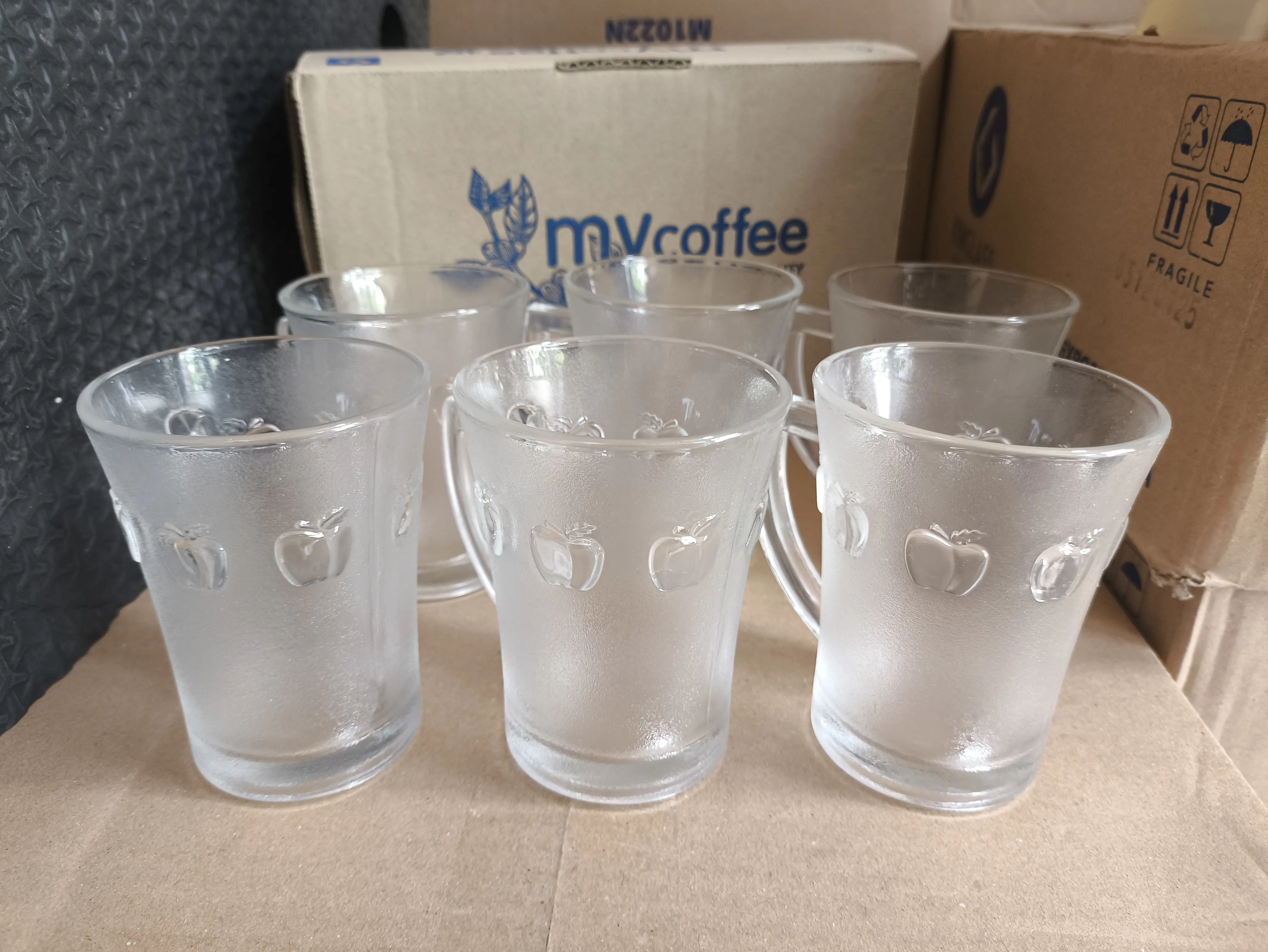 AY - [ 6 PCS GELAS KOPI ] Premium Gelas Kopi My Coffee Tipe M - 715 M - 788