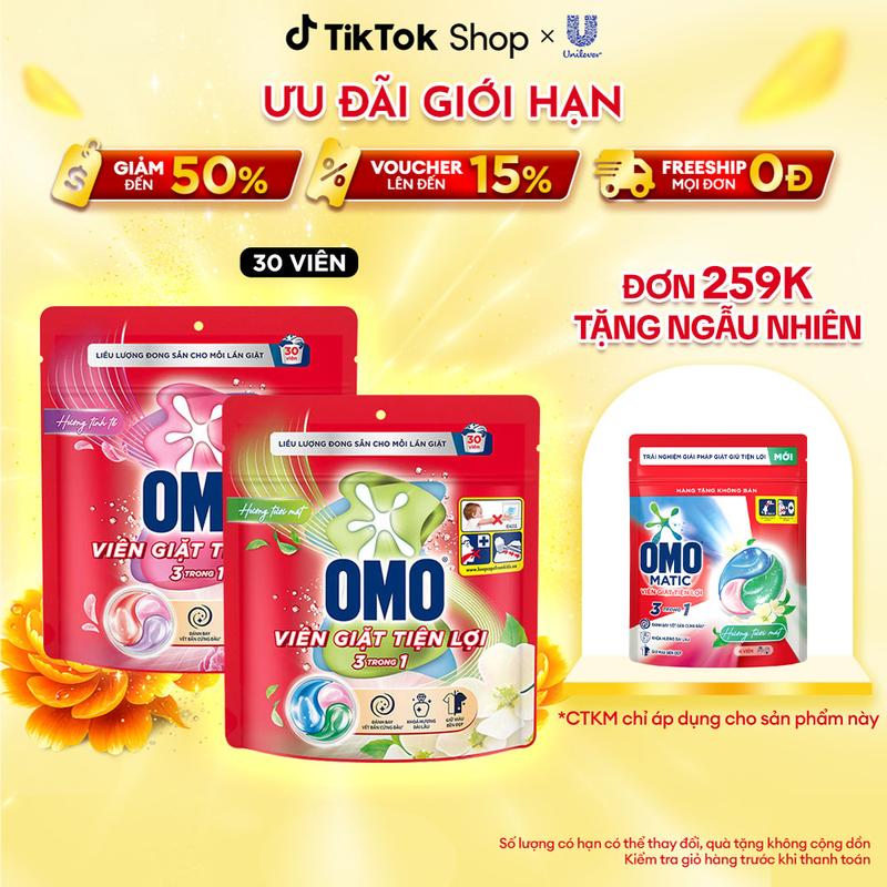 Túi viên giặt tiện lợi OMO 3 trong 1 [1]