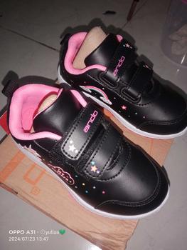Product Review of Ando Official Sepatu Sneakers Minicorn V Anak - Hitam/Merah Jambu from y**5 0