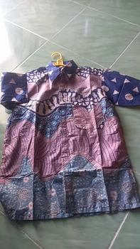 Product Review of [BISA COD] HEM BATIK PRIA BAHAN KATUN PRIMA Grade A - MOTIF KEKINIAN Cowok Formal casual Blue Shirts Baju Couple Seragam Kerja Keren from R**6 2