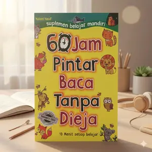 buku 60 jam pintar baca tanpa dieja full collor