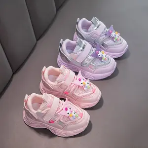 SIZE 26-37 Sepatu Sneakers Anak Perempuan Model Kuromi Spinner Sepatu Import Fashion Anak (NB038)