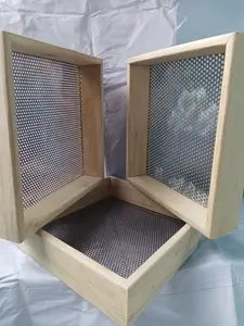 Alat Sortir Biji Kopi Manual Kayu Manglid Pilihan - Ukuran 4mm - 9mm - Besi, Coffee, Kitchenware