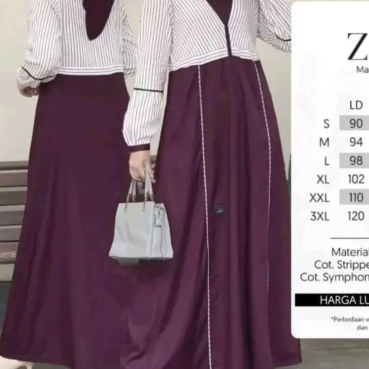 Gamis Mutif Promo diskon dress katun harian busui original ootd hijab Syari terbaru kekinian 4