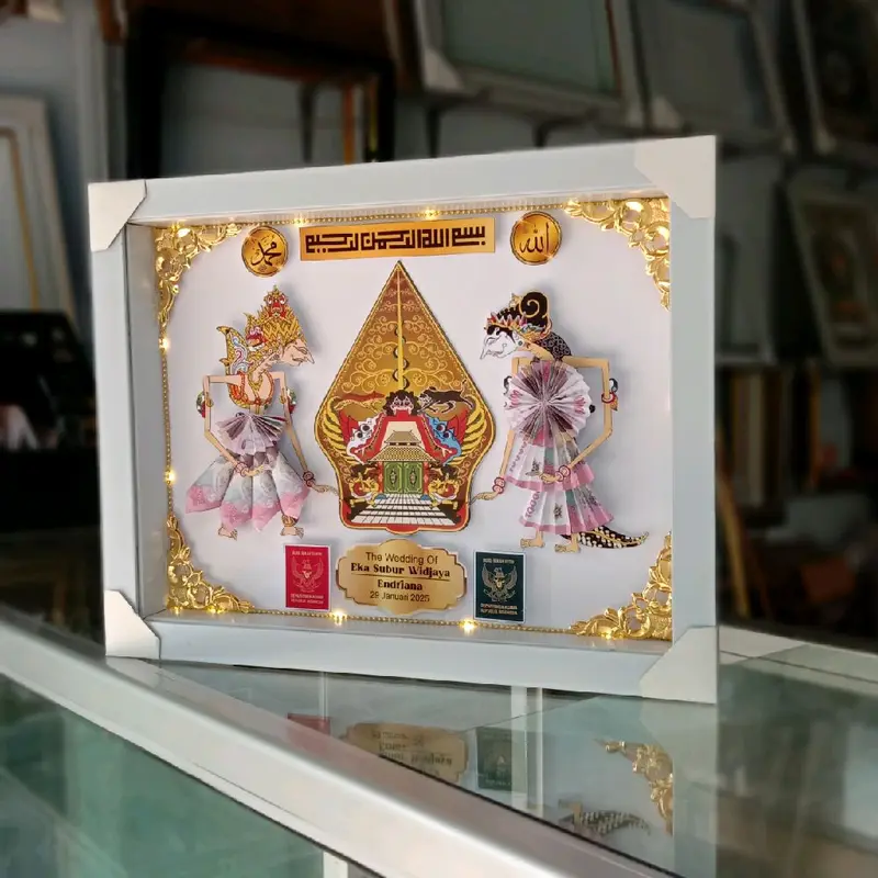 Mahar Pernikahan Wayang / Mahar Murah / Mahar Jawa / Mahar Simpel / Mahar Akrilik 2