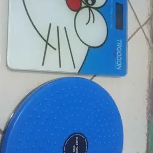 Piring Senam Pinggang Pinggul / Piring Senang Jogging Trimmer / Disco Plate Pengecil Perut