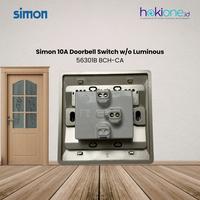 Gambar Simon Saklar Bell 10A 1 Gang 1 Way DOORBELL - 56301BCH-CH dari hokione.id Kota Administrasi Jakarta Barat 2 Tokopedia