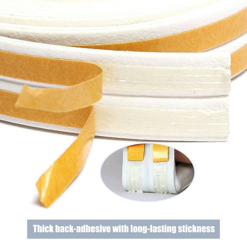 5/10m D/E/P/I Type Rubber Weather Strips Anti Collision Draught Excluder Window Door Foam Seal Strip 6