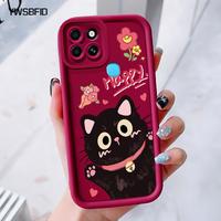 Gambar YWSBFID Casing Hp untuk Infinix Smart 6 Case Kartun Kucing hitam Kasing Anti Drop Kesing Casing Silikon Softcase Casing - Gaya1, Infinix Smart 6 dari YWSBFID MALL Kab. Tangerang 1 Tokopedia