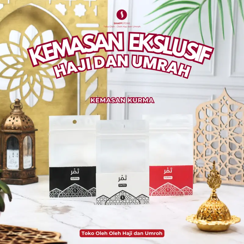 Kemasan Oleh-Oleh Haji & Umroh Shaff Ziplock Premium Tanpa Isi 1
