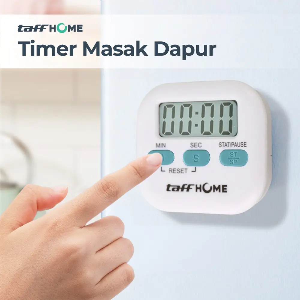 TaffHOME Timer Masak Dapur Digital Magnetic Alarm Kitchen Countdown - JS-113
