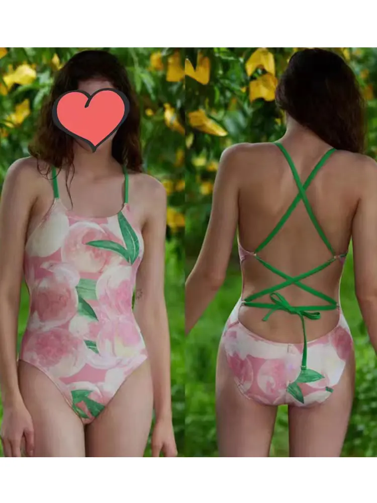 Women's One Piece Swimsuit Tummy Control V Neck Bathing Suits