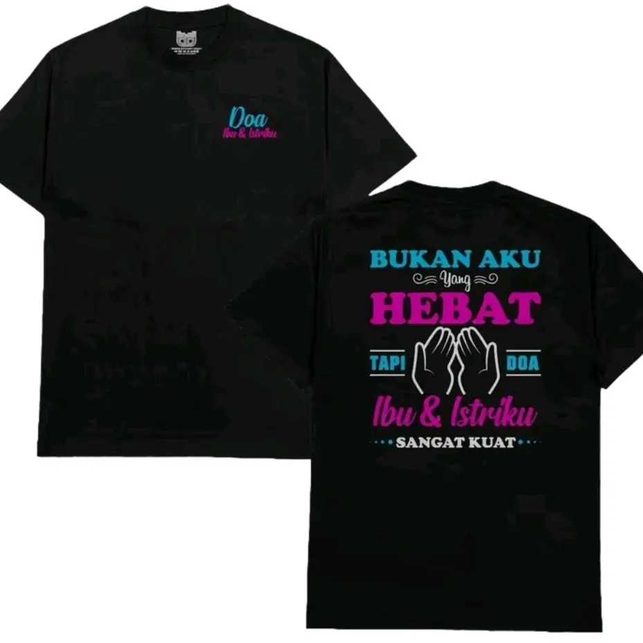 Kaos DOA IBU dan ISTRI Sangat Kuat Bahan Katun Premium Cotton Combed Distro Kain Baju Pria Lembut Nyaman Pendek Polos Keren Oblong Kata Cowok Santai bajudistro