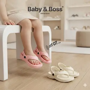 Baby & Boss - Sandal Jepit Cit Cit Anak My Cute Polar Bear Kekinian Terbaru EVA Empuk Premium Anti Slip Size 20-25