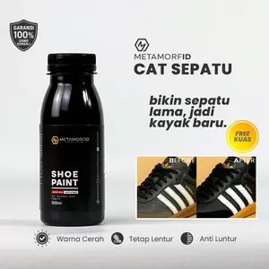 Metamorfid Cat Sepatu Kanvas/Kulit Permanen Waterbased 100ml