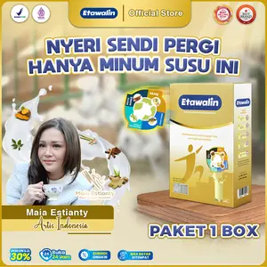 SUSU ETAWALIN - BANTU MASALAH TULANG & SENDI | 200 GRAM [BPOM] | BISA COD  [minuman berkhasiat yang terbuat dari susu kambing etawa dipadukan dengan Rempah pilihan, rendah lemak, tinggi kalsium, dan pasti bermanfaat buat tulang sendi] Drink Milk Bubuk
