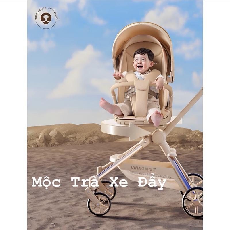 VINNG Q7 NÂU BE 2025 XE ĐẨY GẤP GỌN DU LỊCH xe đẩy