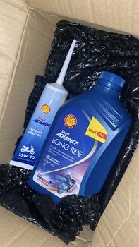 Product Review of Shell Advance 4T Long Ride 10W-40 1L, Motor Engine Oil with PurePlus Technology, Motorcycle Oil for Long Distance Travel from t**n 1