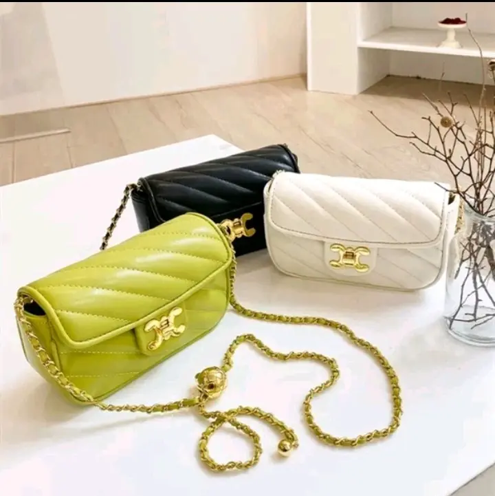 Tas Slempang Kulit Wanita Mini Bag Selempang Slingbag Dompet HP Cewe Luxury Cewek