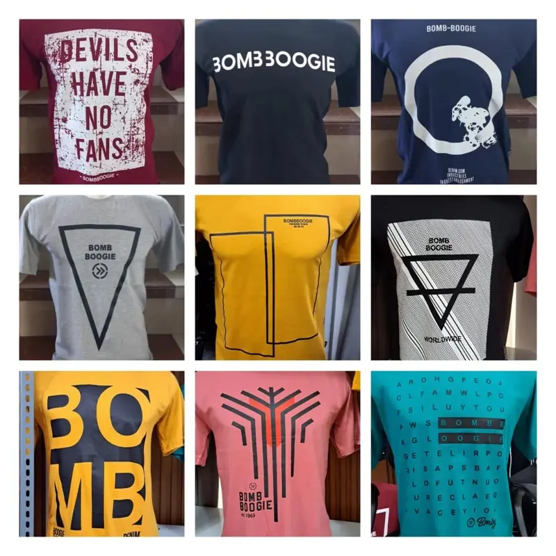 4pcs 100ribu kaos paket termurah t-shirt Bomboogie Bahan semi cotoon premium 24s cocok untuk pria wanita dewasa tersedia ukuran M.L.XL.XXL 8