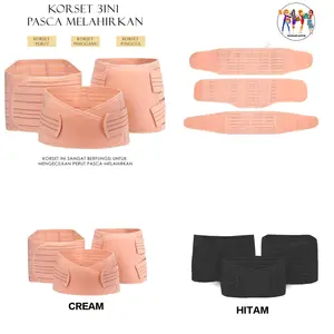 Korset 3 in 1 Pembentuk Tubuh Korset Shapewear