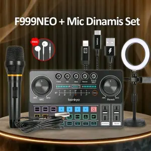 Soundcard F999 Neo paket lengkap