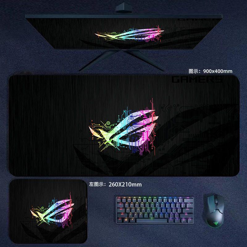 Product Introduction of Tấm Lót Chuột Mất Mắt Rog, Trò Chơi Thể Thao Điện Tử Rog Ngoại Cỡ, Tấm Lót Bàn Phím Cho Bé Trai, Máy Tính Xách Tay, Bàn Làm Việc, Tấm Lót Chuột Ins Chất Lượng Cao Và Chất Lượng Cao 4