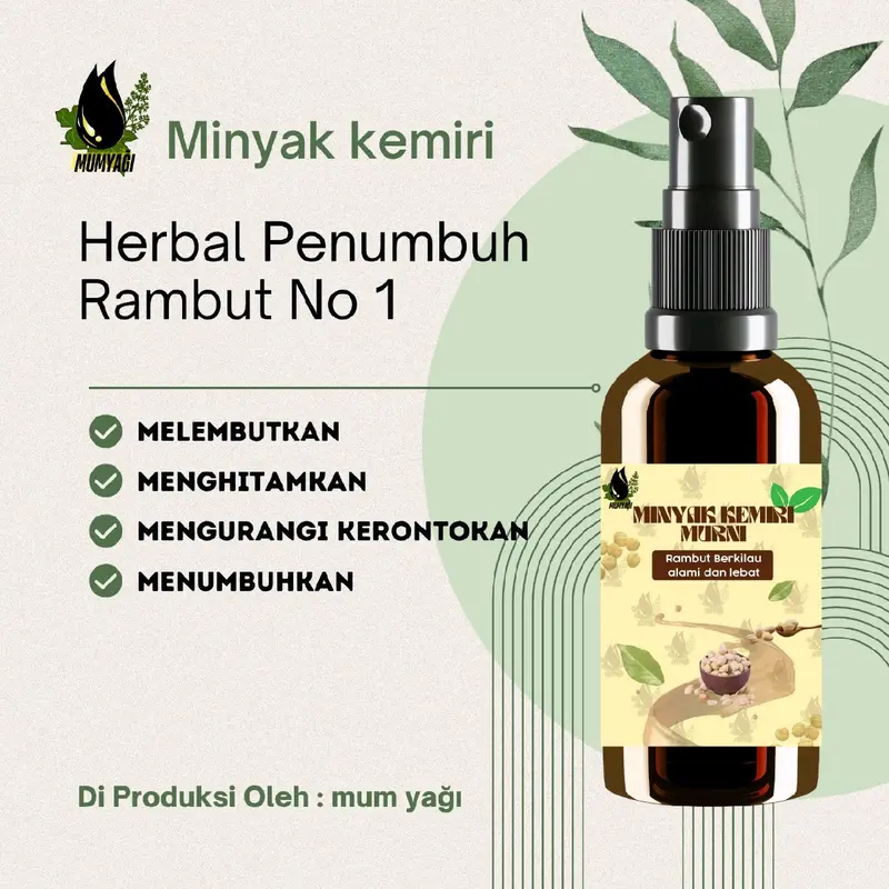 COD MINYAK KEMIRI BAKAR KHAS ACEH HITAM KETOMBE RONTOK KERINY 0