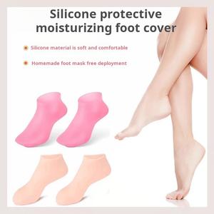 Lengan Kaki Pelindung, Jualan Panas, Kilat, Bahan Silikon, Anti Retak, Kapalan Lembut, Topeng Kaki Pengelupasan, Stokin Pantai, Lengan Kaki Lembut, Pilihan Premium, Pelembap, [COD]