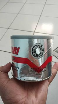 Product Review of BURGARI Gemuk Lithium Vaseline Grease Stempet Pelumas Serbaguna Cvt Komstir Bearing Laher 0.455kg from j**2 0