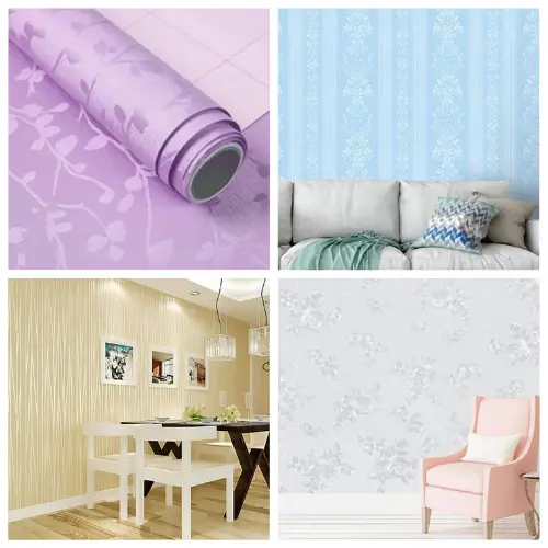 Wallpaper Stiker Dinding Ruang Tamu Sticker Dinding Polos Wallpaper Dinding Motif Embos