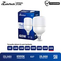 Gambar Zelotech Lampu LED T Bulb 60W 5300lm E27 Cahaya Putih 6500K - T Bulb 60W (1PCS), 6500K Putih dari Zelotech Store Kota Tangerang 3 Tokopedia