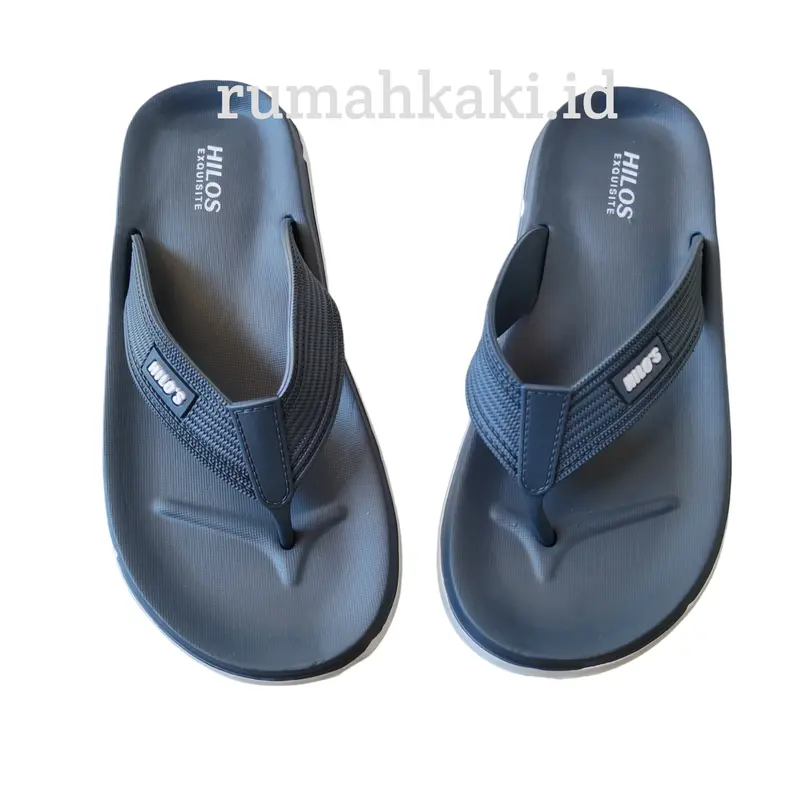 Sandal Jepit Pria Hilos 2314 Sendal Flip Flop Kasual Cowok Karet EVA Antislip Slip On Terbaru Slide Shoes 3